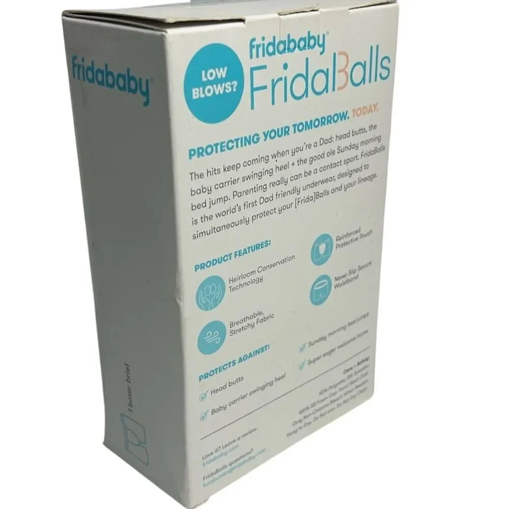 Fridaballs Kid-Proof Boxer Briefs for Dads Men Size M Multicolor‎